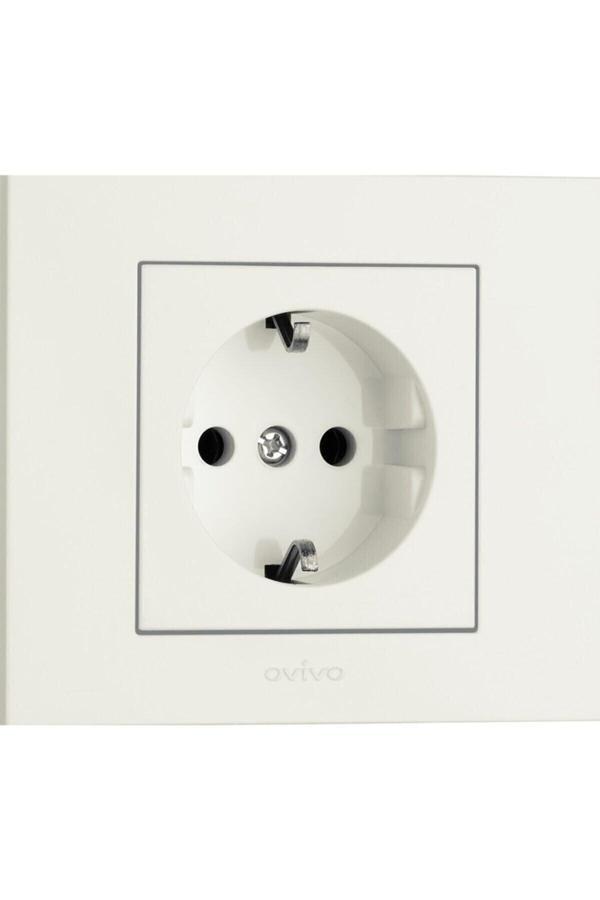 Tenda Grano Model Beyaz Priz - Elektrik Prizi - Image 1