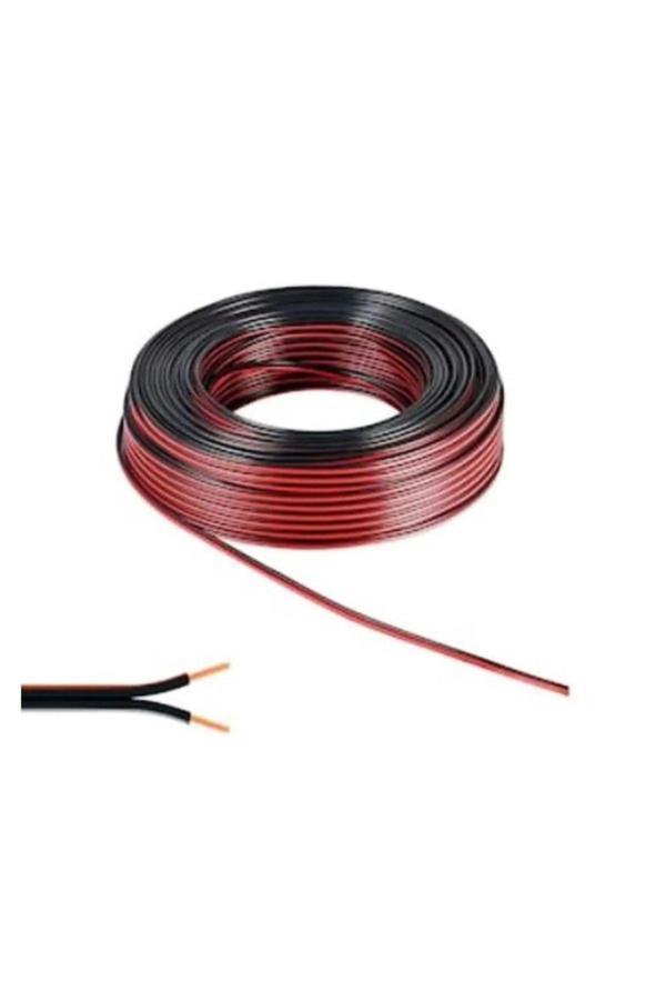 Kars Elektrik Tesisat Kordon Hoparlör Kablosu 2X0.75Mm 25 Metre Siyah - Image 1