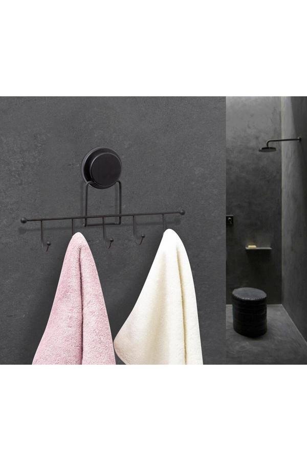 Okyanus Home Magic Fix Sihirli Yapışkan Siyah 5'Li Askı - Image 1