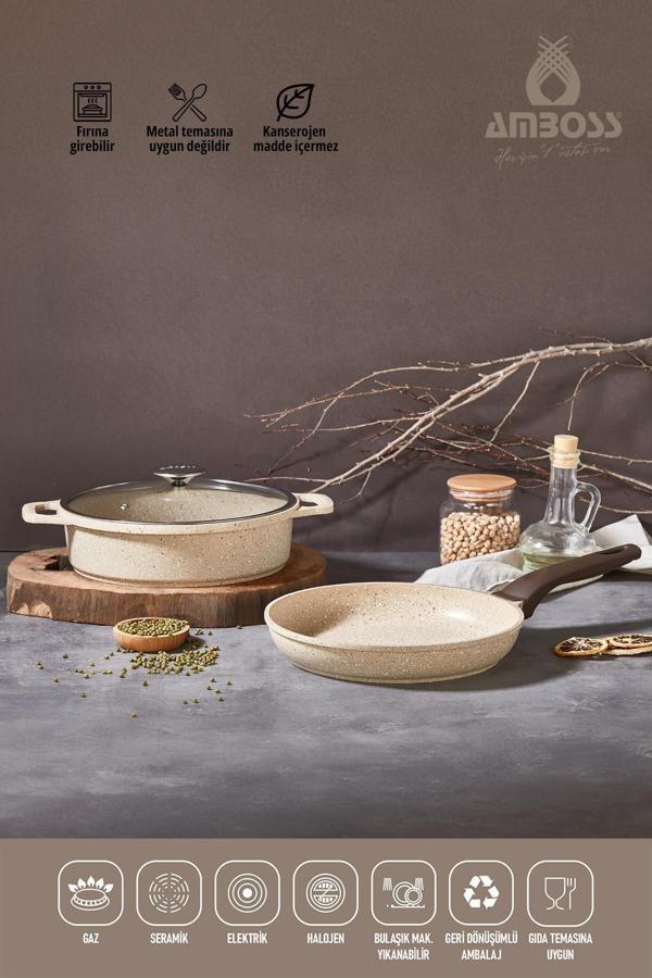 Amboss Montana 3 Parça Döküm Set (Cappucino) - Image 1