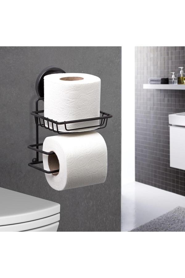 Okyanus Home Magic Fix Sihirli Yapışkan Siyah Yedekli Wc Kağıtlık - Image 1