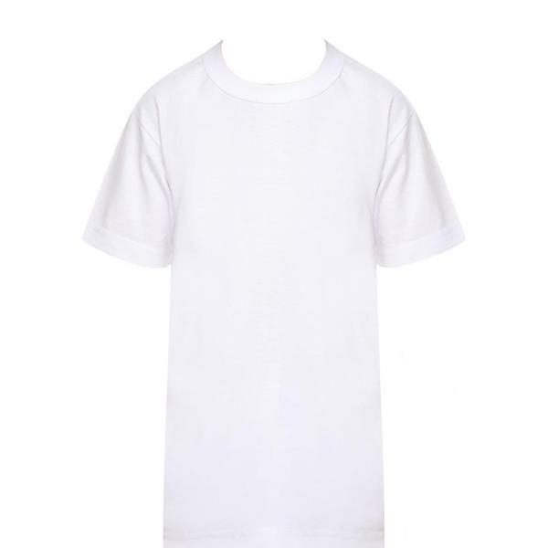 6 Adet Tutku Pamuklu Erkek Çocuk Kısa Kol Sıfır Yaka Fanila Atlet - Image 1