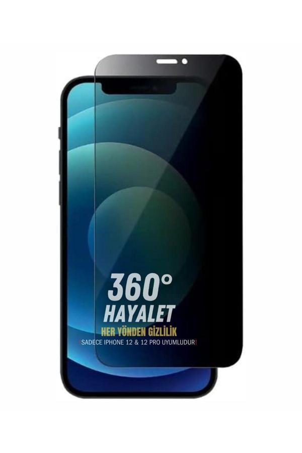 Evax (360° Hayalet) İphone 12 Uyumlu 360° 4 Yönden Görünmez Hayalet Esd Tam Kaplayan Cam Ekran Koruyucu - Image 1