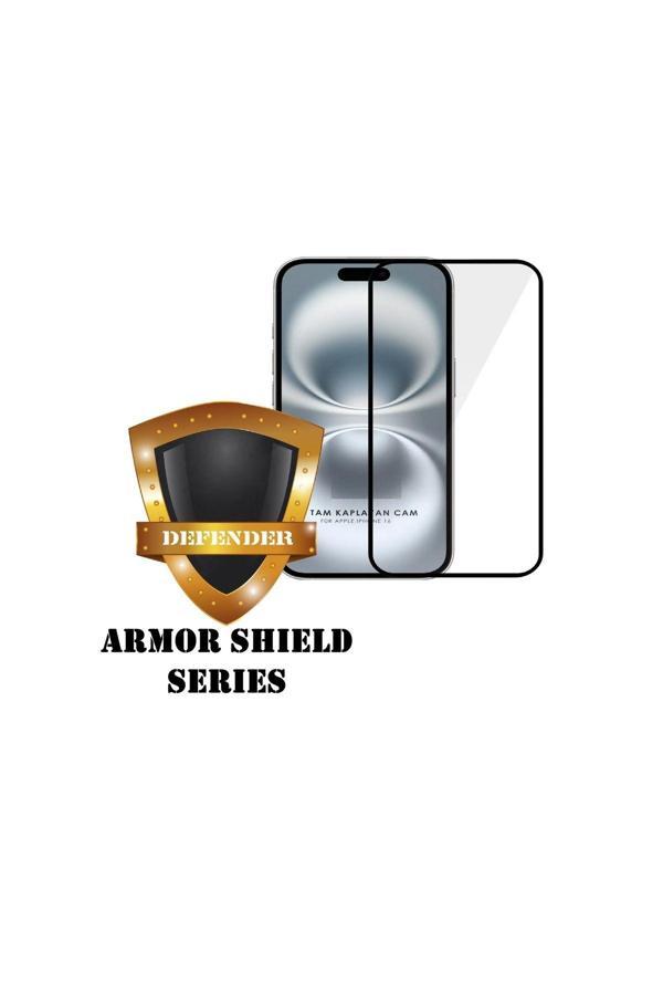 Evax (Armor Tam) Iphone 16 Uyumlu Hizalama Aparatlı Armor Serisi Tam Kaplayan Cam Ekran Koruyucu - Image 1
