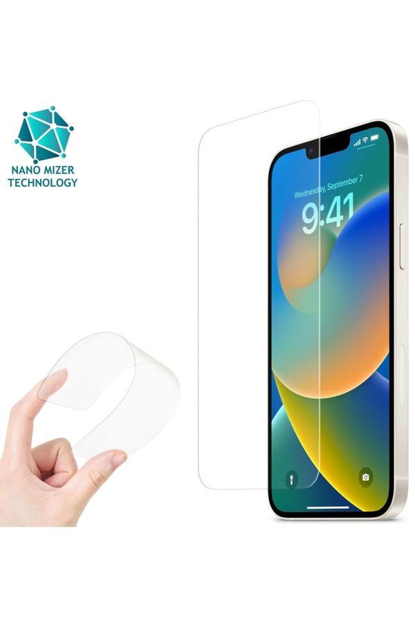 Evax (Esnek Nano Cam) İphone 14 Plus Uyumlu İnce Darbe Korumalı Esnek Nano Ekran Koruyucu - Image 1