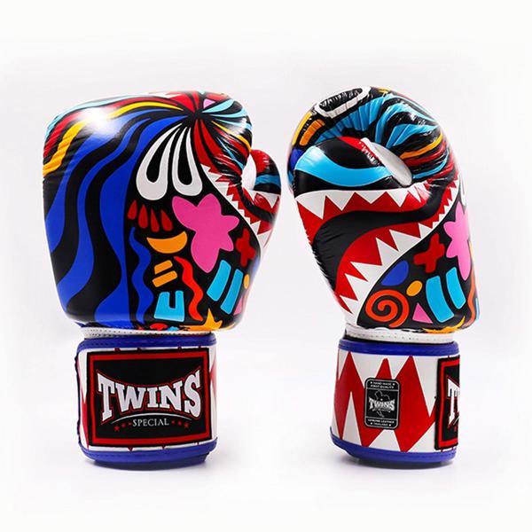 Twins FBGVL3-62 Abstract Boks Eldiveni Deri Muay Thai Eldiveni - Image 1