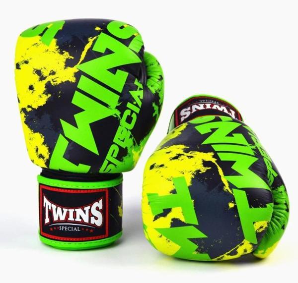 Twins FBGVL3-61GN Candy Green Boks Eldiveni Muay Thai Eldiveni - Image 1