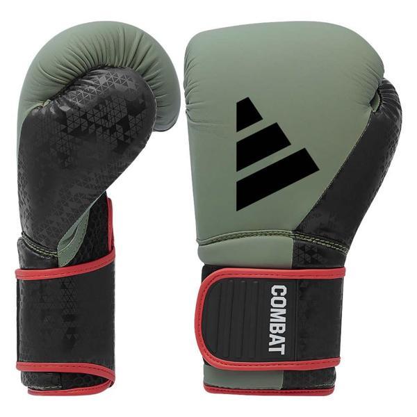 Adidas ADIC50TG Combat 50 Boks Eldiveni Haki Mat Suni Deri Kick Boks Eldiveni - Image 1