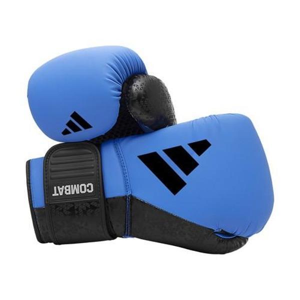 Adidas ADIC50TG Combat 50 Boks Eldiveni Mavi Mat Suni Deri Kick Boks Eldiveni - Image 1