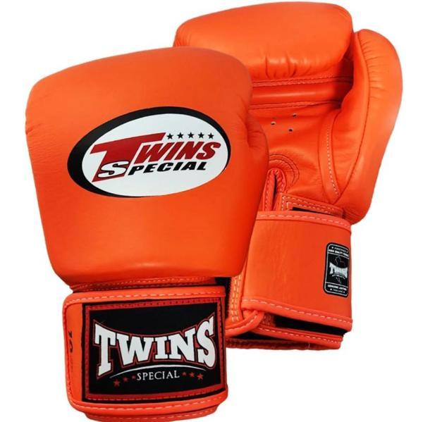 Twins BGVL3-OR Turuncu Boks Eldiveni Deri Muay Thai Eldiveni - Image 1
