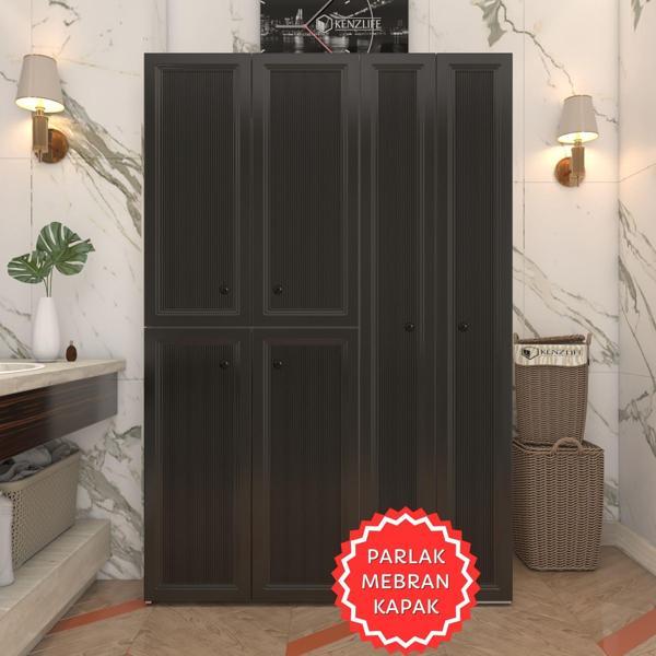 Kenzlife membran çamaşır kurutma makinesi dolabı yaromira syhbyz tiril 180*120*64 mebran kapak suntalam gövde - Image 1