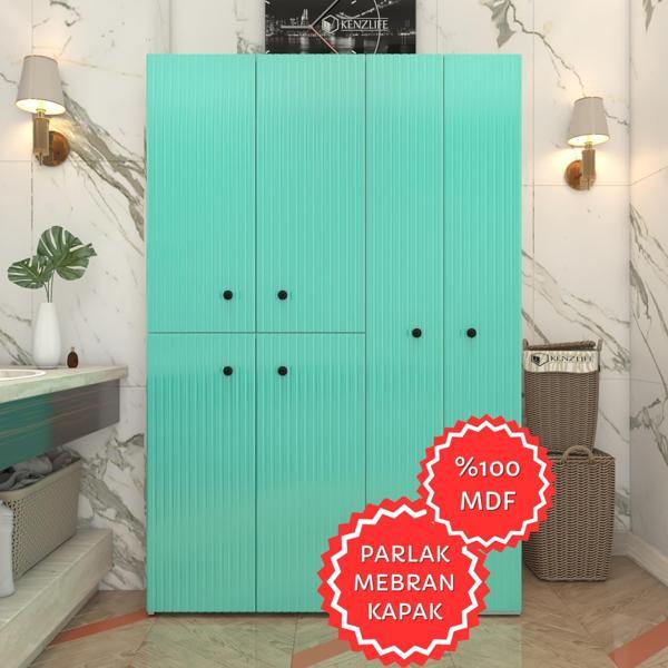 Kenzlife membran çamaşır kurutma makinesi dolabı yaromira trkbyz hafifçe 180*120*64 mebran kapak MDF gövde - Image 1