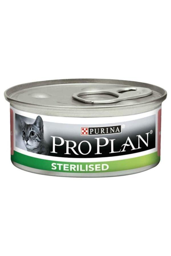 Pro Plan Sterilised Somonlu Kısırlaştırılmış Kedi Konserve Maması 85 Gr 12 Adet - Image 1