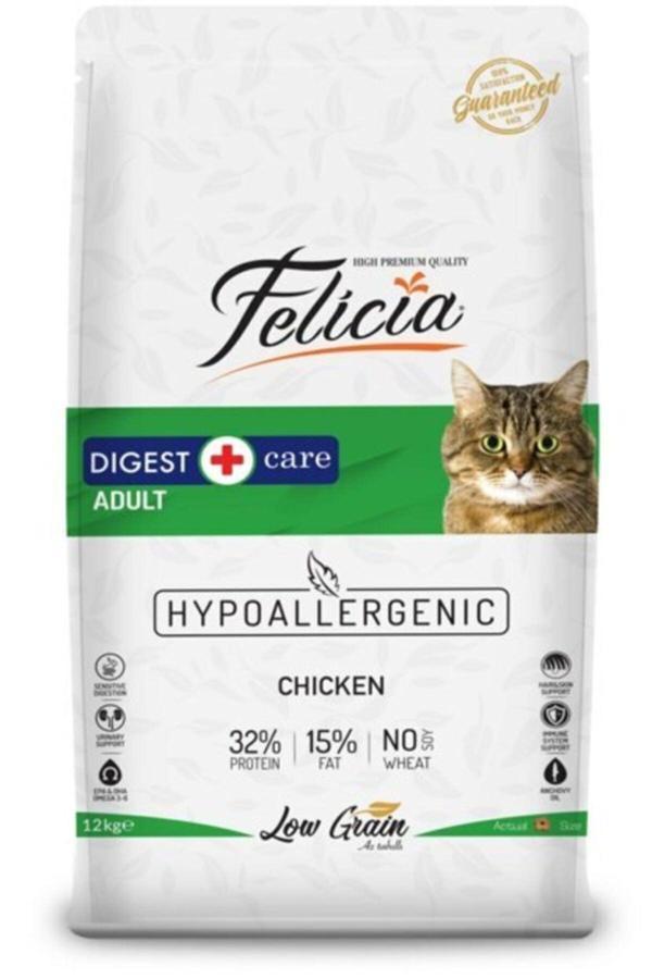 Tavuklu Ve Hamsili Düşük Tahıllı Yetişkin Kedi Maması 12 Kg - Image 1