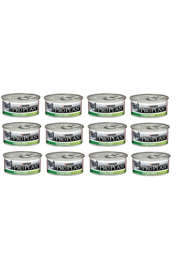 Pro Plan Sterilised Ton Ve Somon Kısırlaştırılmış Kedi Konservesi 12x85 Gr - Image 1