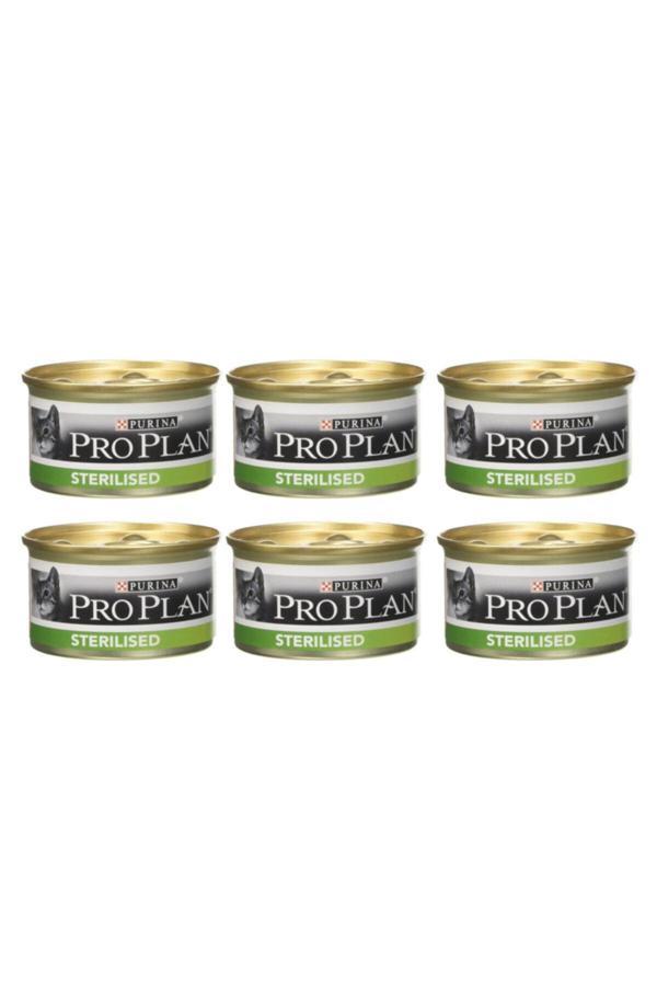 Pro Plan Sterilised Ton Ve Somon Kısırlaştırılmış Kedi Konservesi 6x85 Gr - Image 1