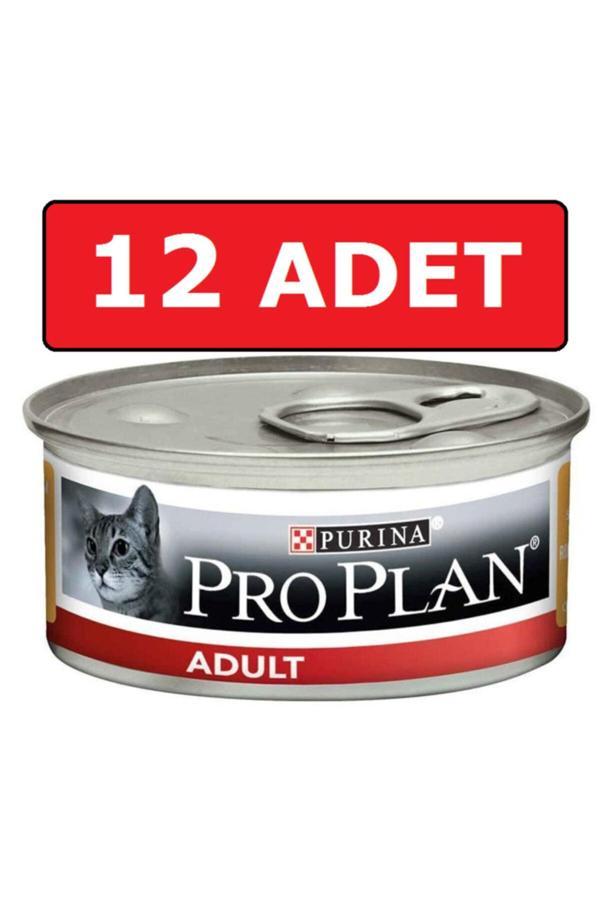 Proplan Adult Tavuk Etli Yetişkin Kedi Konservesi 85 Gr X 12 Adet Yaş Mama - Image 1