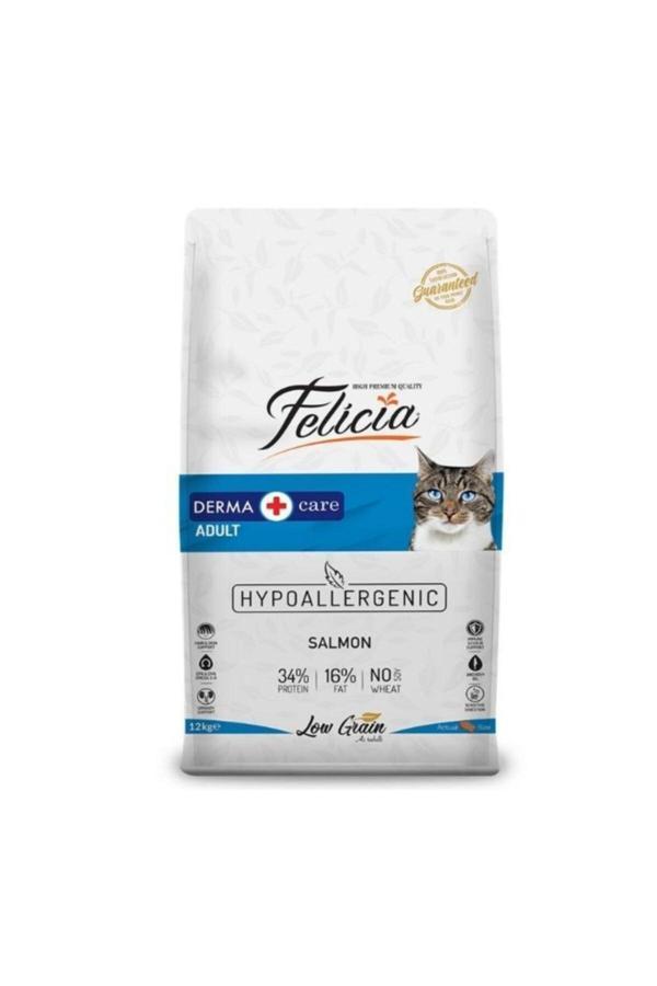 Az Tahıllı 12 kg Yetişkin Somonlu Hypoallergenic Kedi Maması - Image 1