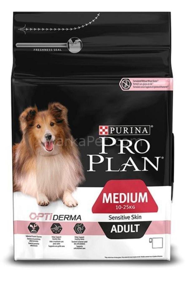 Proplan Medium Salmon Somonlu Yetişkin Köpek Maması 3 Kg - Image 1