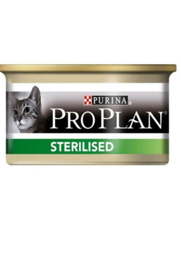 Proplan Pro Plan Sterilised Somonlu Kedi Konservesi 85 Gr 24 Adet - Image 1