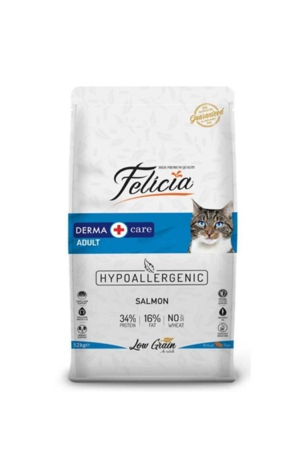 Az Tahıllı Hypoallergenic Somonlu Yetişkin Kedi Maması 12 kg - Image 1