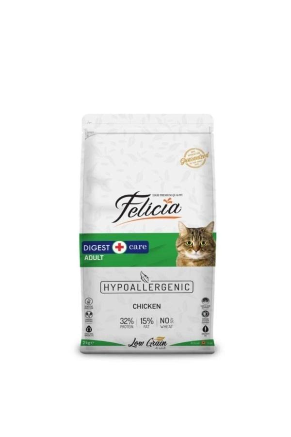 Yetişkin Tavuklu Az Tahıllı Hypoallergenic Kedi Maması 2 Kg - Image 1