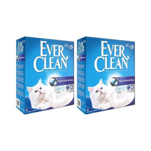 Ever Clean Multi Crystals Kokuyu Hapseden Kedi Kumu 6lt x 2 adet - Image 1