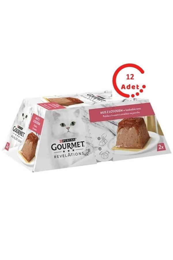 Gourmet Revelations Somonlu Kedi Maması 2x57 gr x 12 Adet - Image 1
