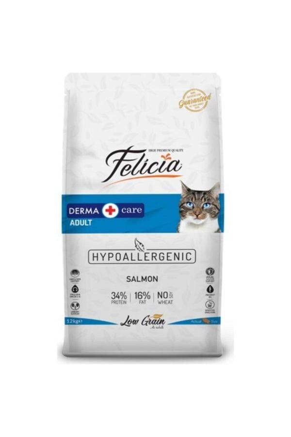 Az Tahıllı Somonlu Yetişkin Kedi Maması 12 kg - Image 1