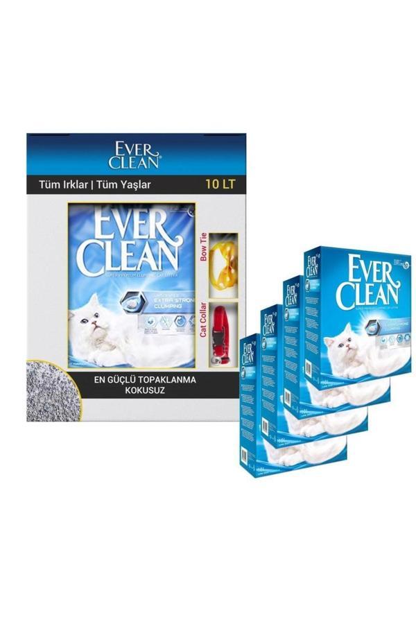 Extra Strong En Güçlü Topaklanan Kokusuz Kedi Kumu 4x10 Lt - Image 1