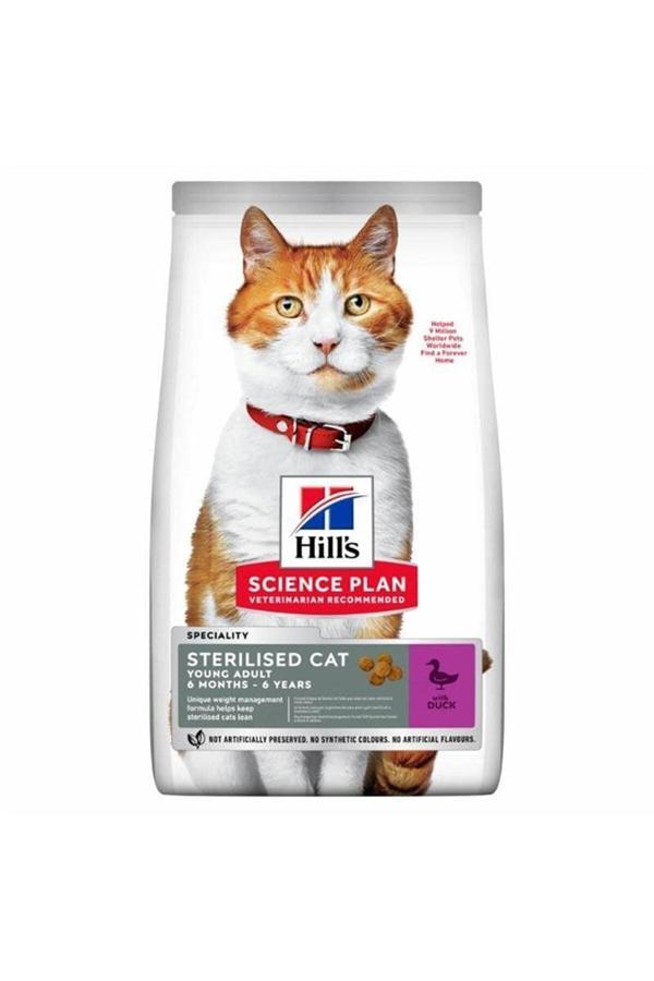 Hills Ördek Etli Kısırlaştırılmış Yetişkin Kedi Maması 10 kg - Image 1