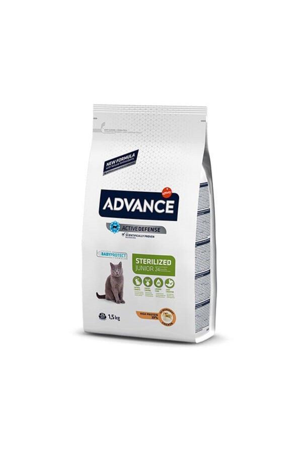 Junior Sterilised Tavuklu Kısırlaştırılmış Genç Kedi Maması 1.5 Kg - Image 1