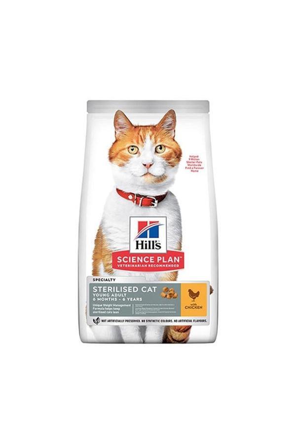 Hills Young Sterilised Tavuklu Kısırlaştırılmış Kedi Maması 10 Kg - Image 1