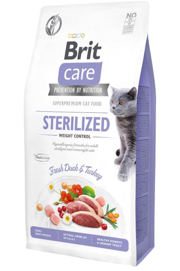 Brit Care Ördekli Kısırlaştrırılmış Yetişkin Kedi Maması 7 Kg. - Image 1