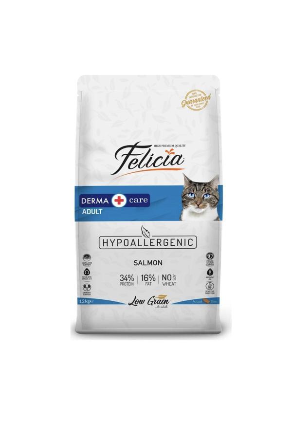 Düşük Tahıllı Hipoalerjenik Somonlu Yetişkin Kedi Maması 12 Kg - Image 1