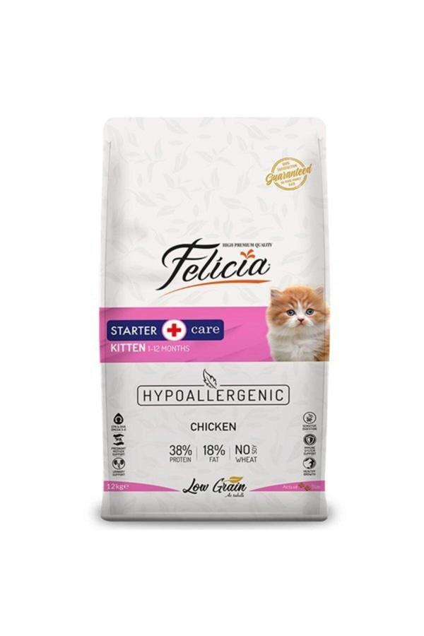 Düşük Tahıllı Hipoalerjenik Tavuklu Anne Ve Yavru Kedi Maması 12 Kg - Image 1