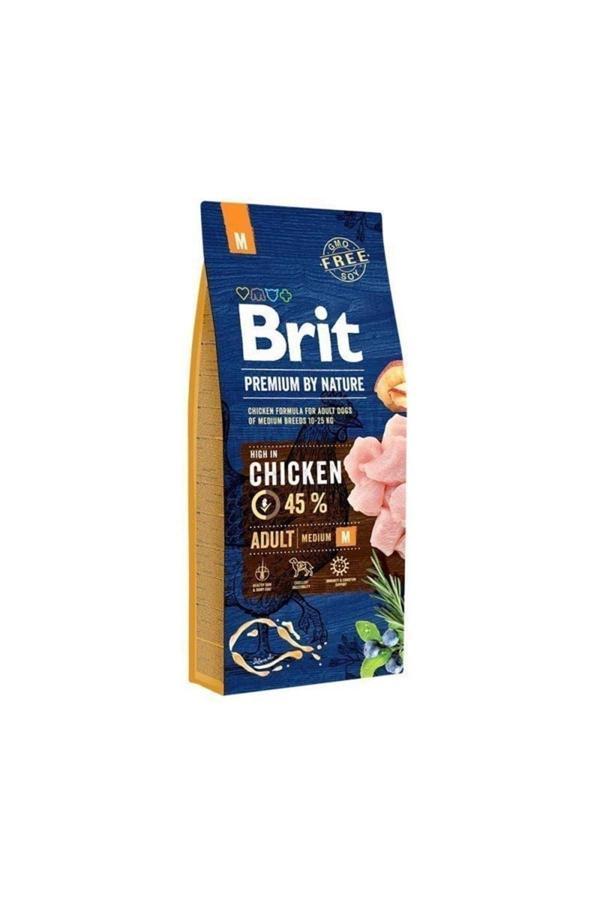 Brit Premium Nature Orta Irk Tavuklu Yetişkin Köpek Maması 15 Kg - Image 1