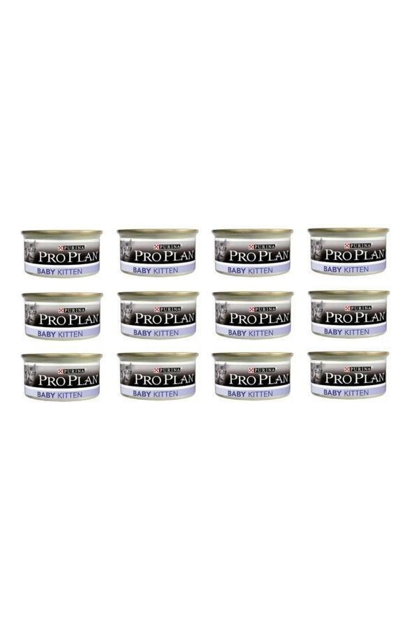 Baby Kitten Yavru Kedi Ve Emziren Anne Yaş Kedi Maması 85 Gr. X 12 Adet - Image 1