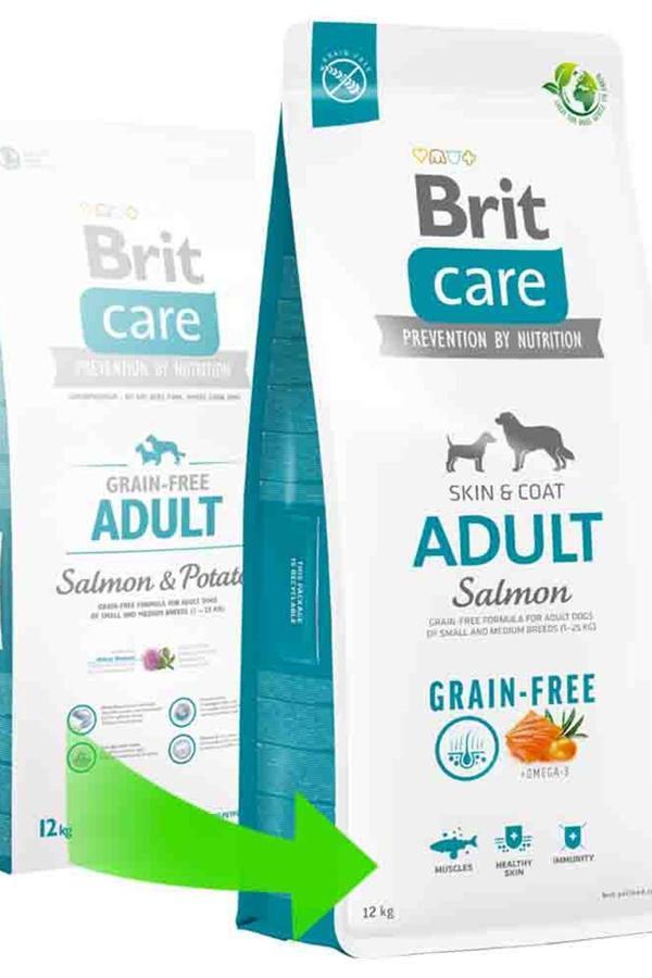 Care Tahılsız Somonlu Yetişkin Köpek Maması 12kg - Image 1