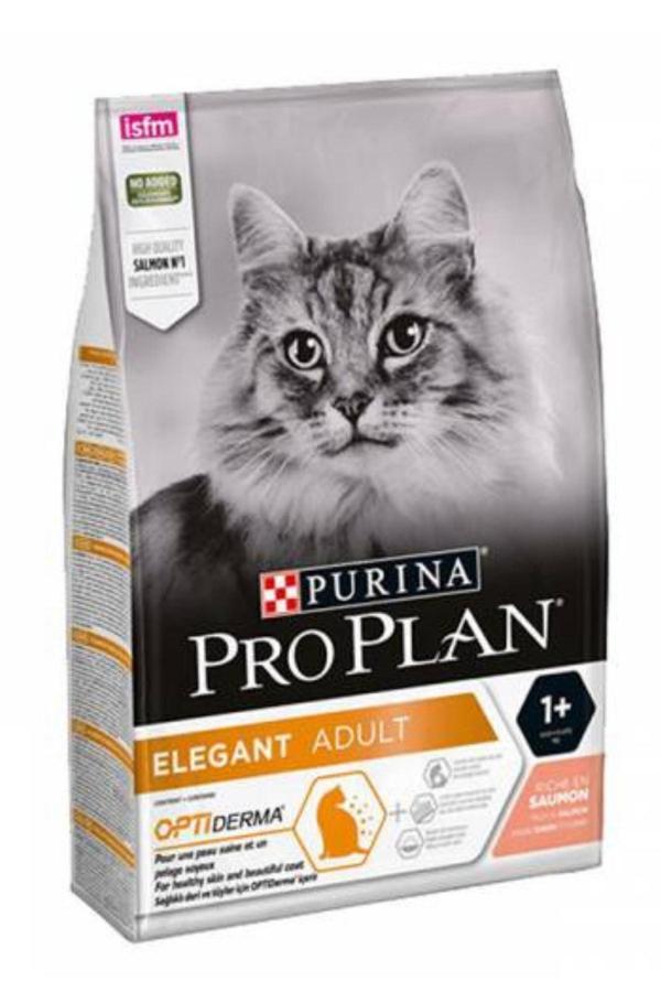 Elegant Somonlu Opti Derma Yetişkin Kedi Maması 3 Kg - Image 1
