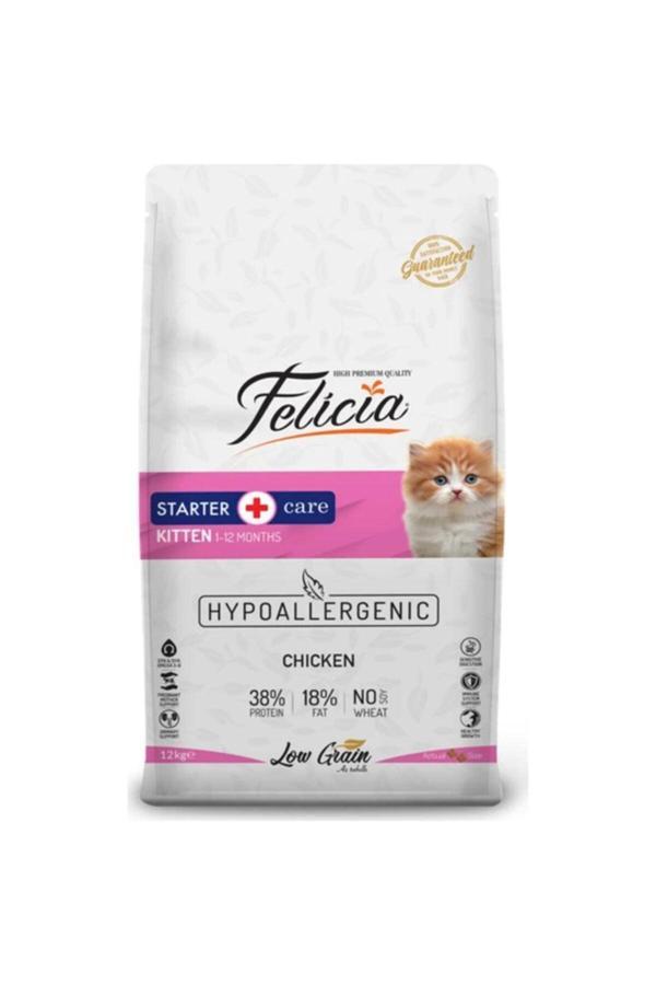 Felici Tavuklu Hamsili Düşük Tahıllı Yavru Kedi Maması 12 Kg - Image 1