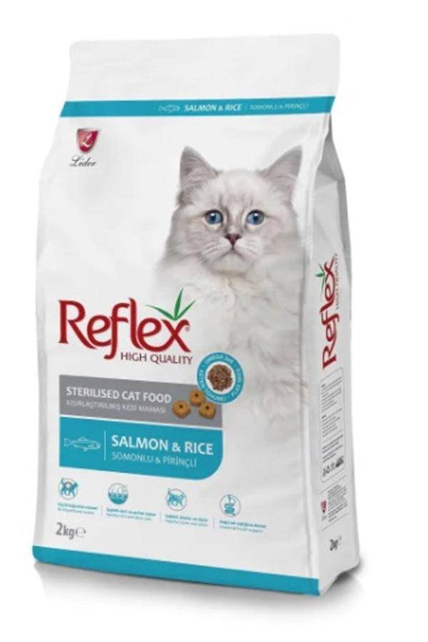 Kısırlaştırılmış Somonlu Pirinçli Kedi Maması 15kg - Image 1