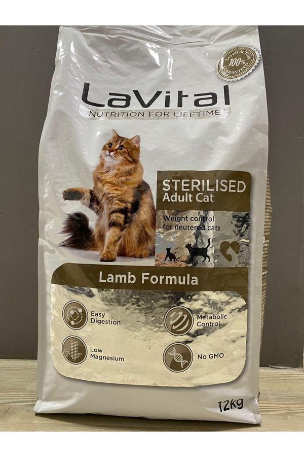 Adult Kısırlaştırılmış Kuzu Etli Kuru Kedi Maması 12kg - Image 1
