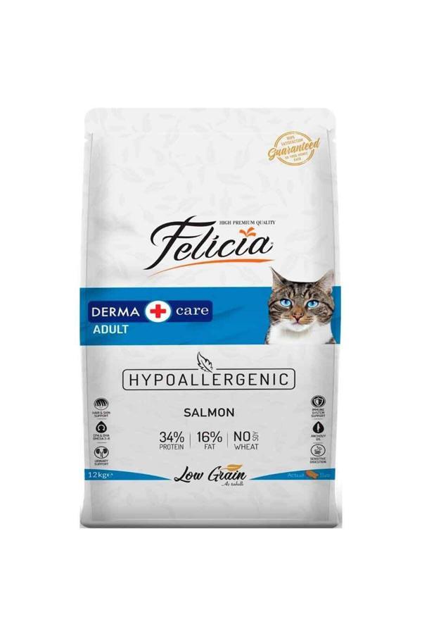 Kedi Maması Az Tahıllı Somonlu 12 Kg - Image 1