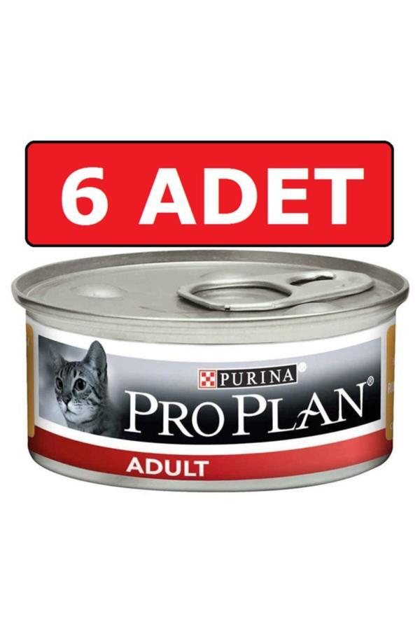 Pro Plan Adult Tavuk Etli Yetişkin Kedi Konservesi 85 Gr X 6 Adet Yaş Mama - Image 1