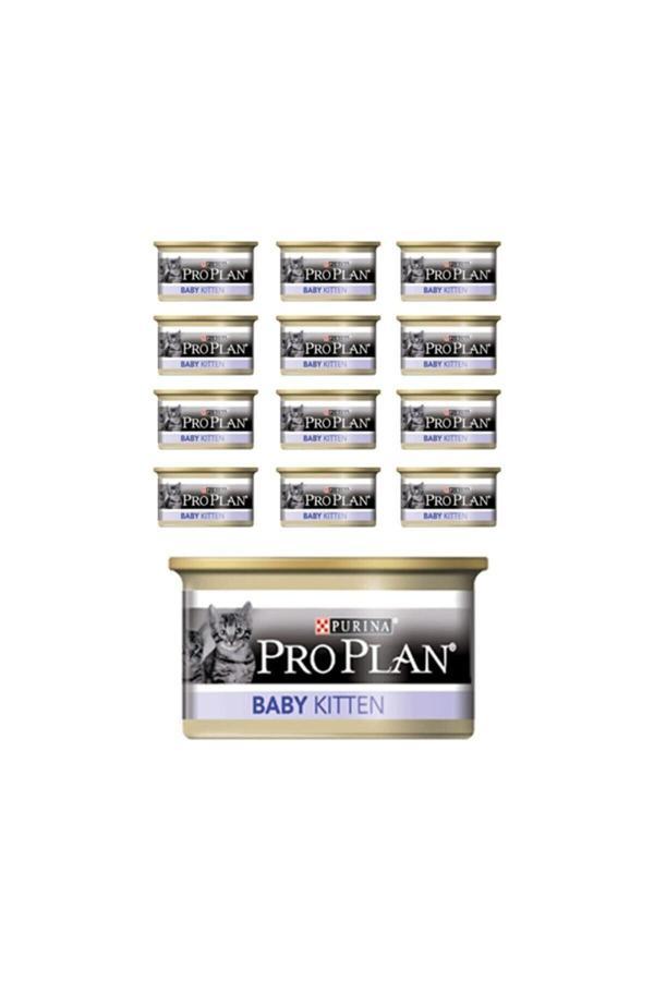 Pro Plan Baby Kitten Tavuk Etli Yavru Yaş Kedi Maması 85 Gr X 12 Adet - Image 1