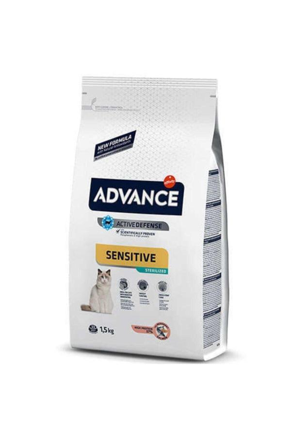 Sensitive Kısırlaştırılmış Somonlu Kedi Maması 1.5 kg - Image 1