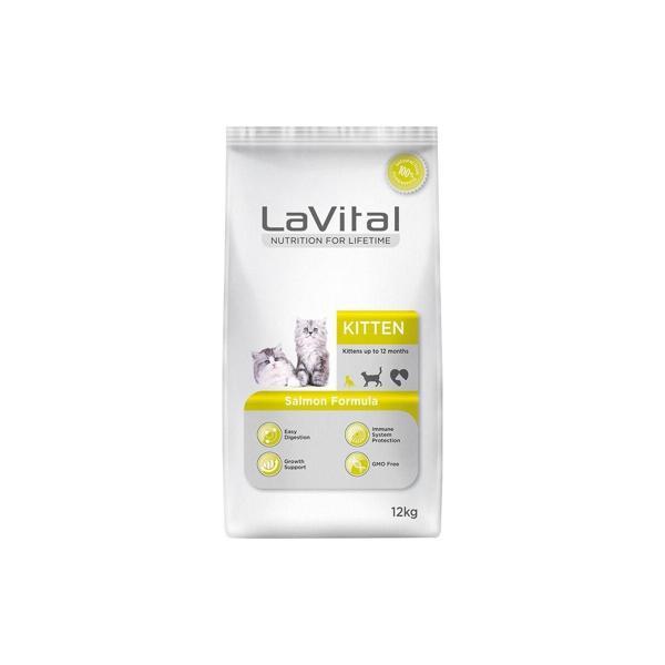 La Vital Lavital Kitten Somonlu Yavru Kedi Maması 12 kg - Image 1