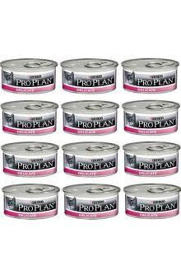 Pro Plan Delicate Hindi Etli Yetişkin Yaş Kedi Konservesi - 85 Gr(24 Adet) - Image 1