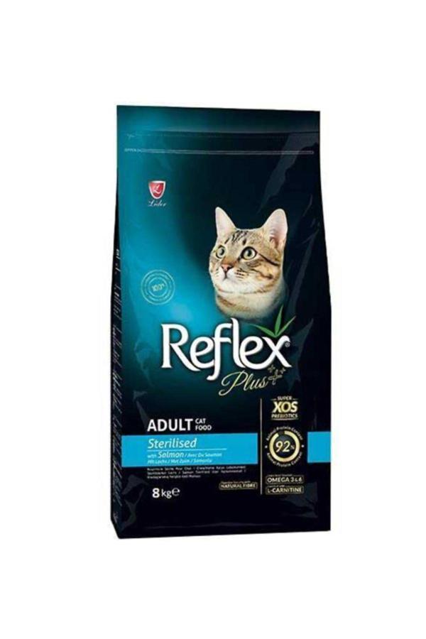 Plus Somonlu Kısır Kedi Maması 8 kg - Image 1